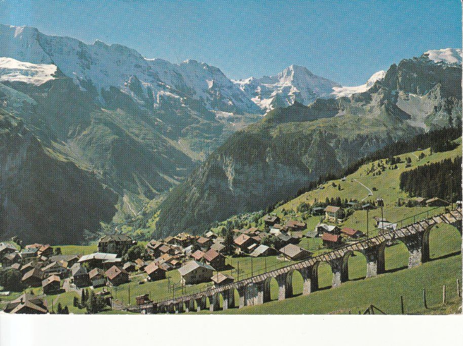 Cartoline postali: Mürren 1961 – Usato da Bürglen TG venduto da StampGraf
