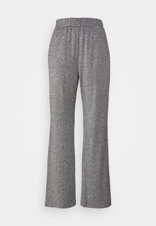 MAX MARA LEISURE Damen Hose Lurex Anthrazit Silber XL NEU