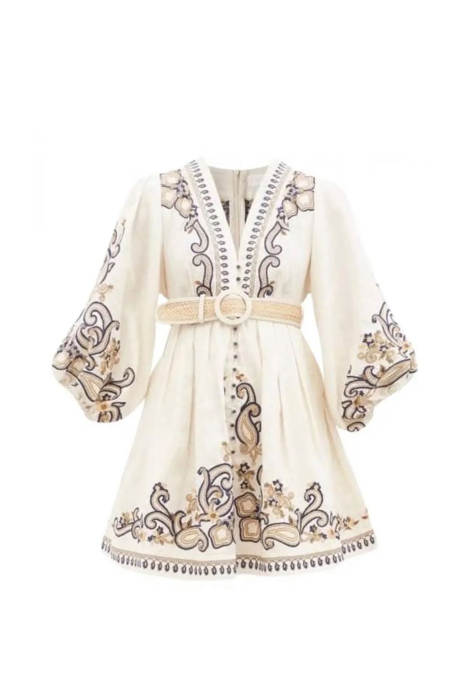 Zimmermann Vestiti: ZIMMERMANN linen Kleid Gr. 2 – Usato da Weggis venduto da patinja