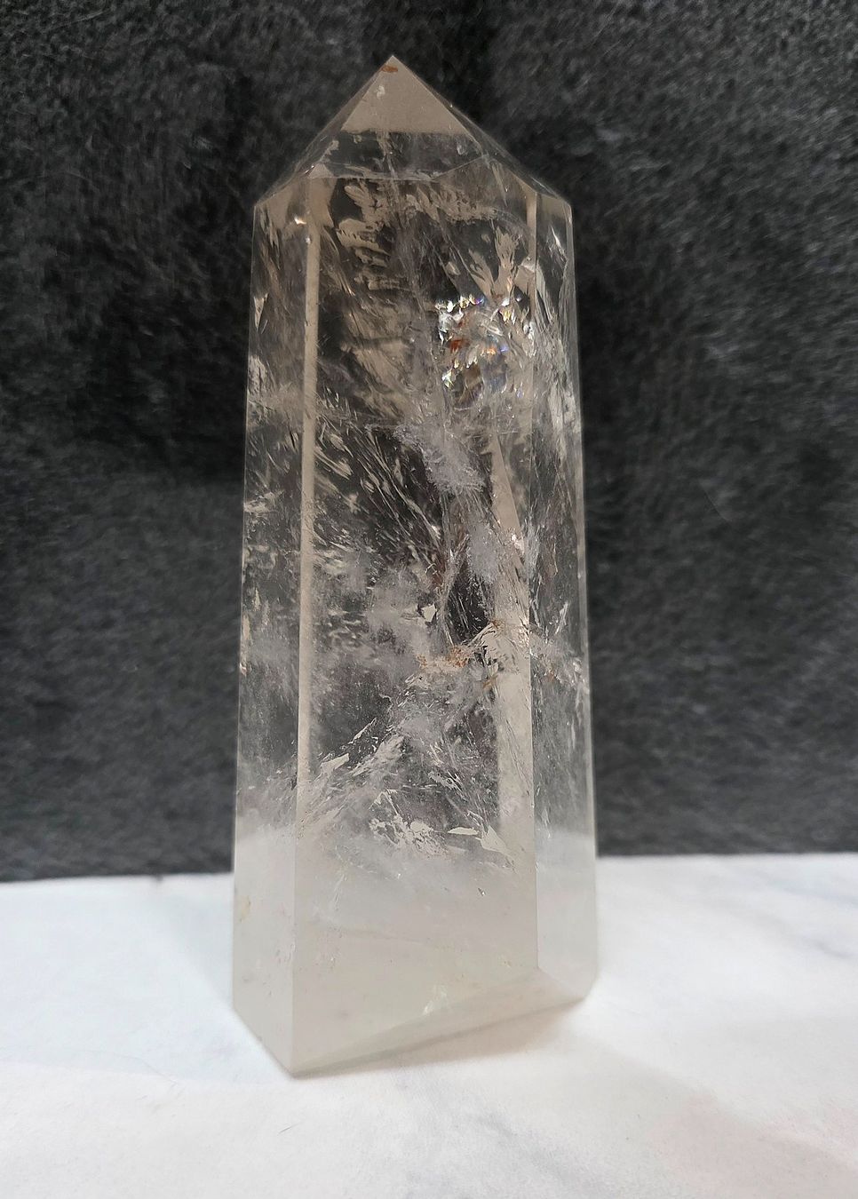 Minerali & Pietre curative: Bergkristall Obelisk CQ2 537g – Nuovo e nell'imballaggio originale da Matzingen venduto da Shay_Crystalz 1