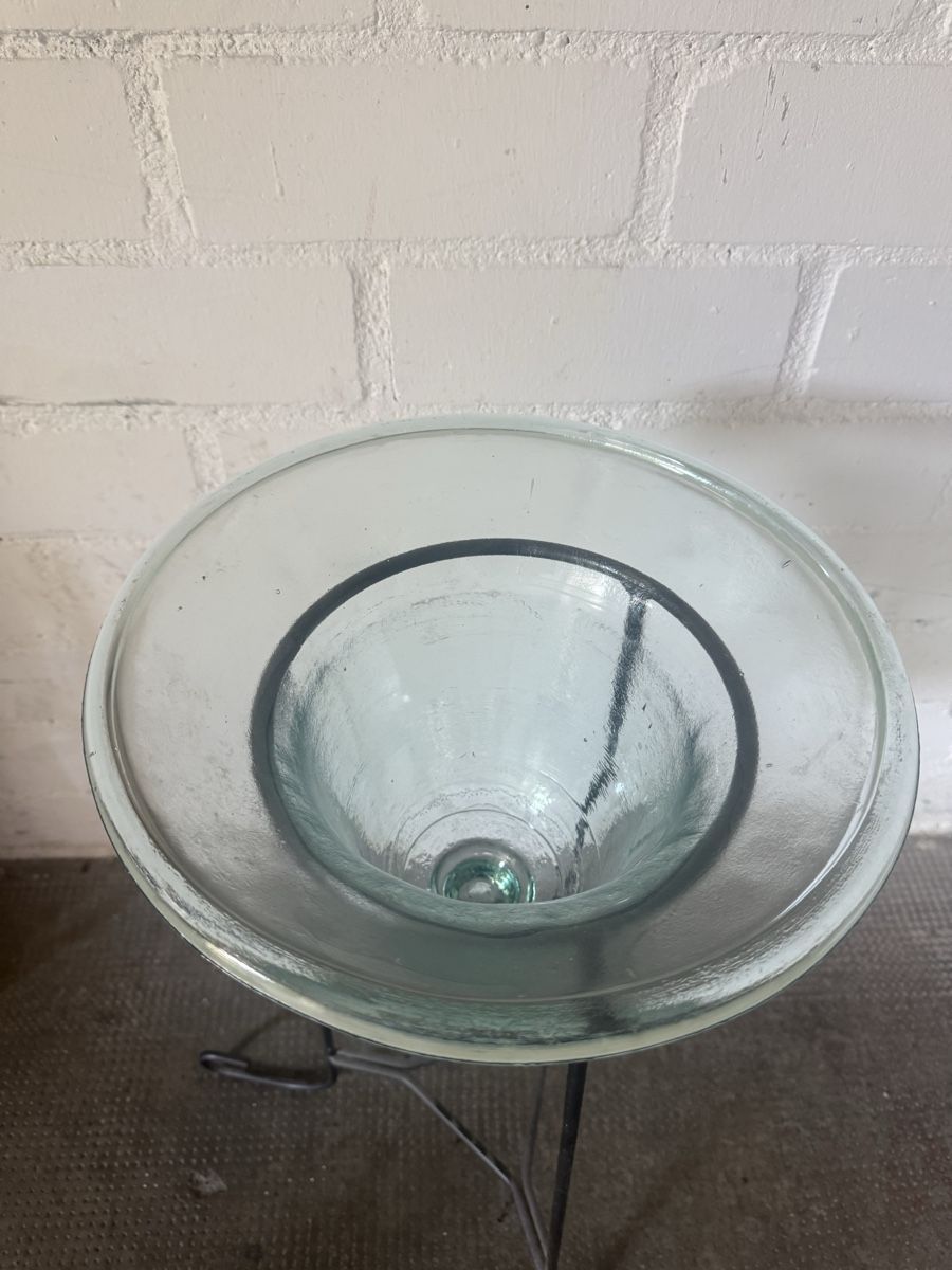 Vase & Récipients: Blumenvase Glas mit Metallgestell gebraucht – D'occasion à Allschwil par ysc_wt7c 3