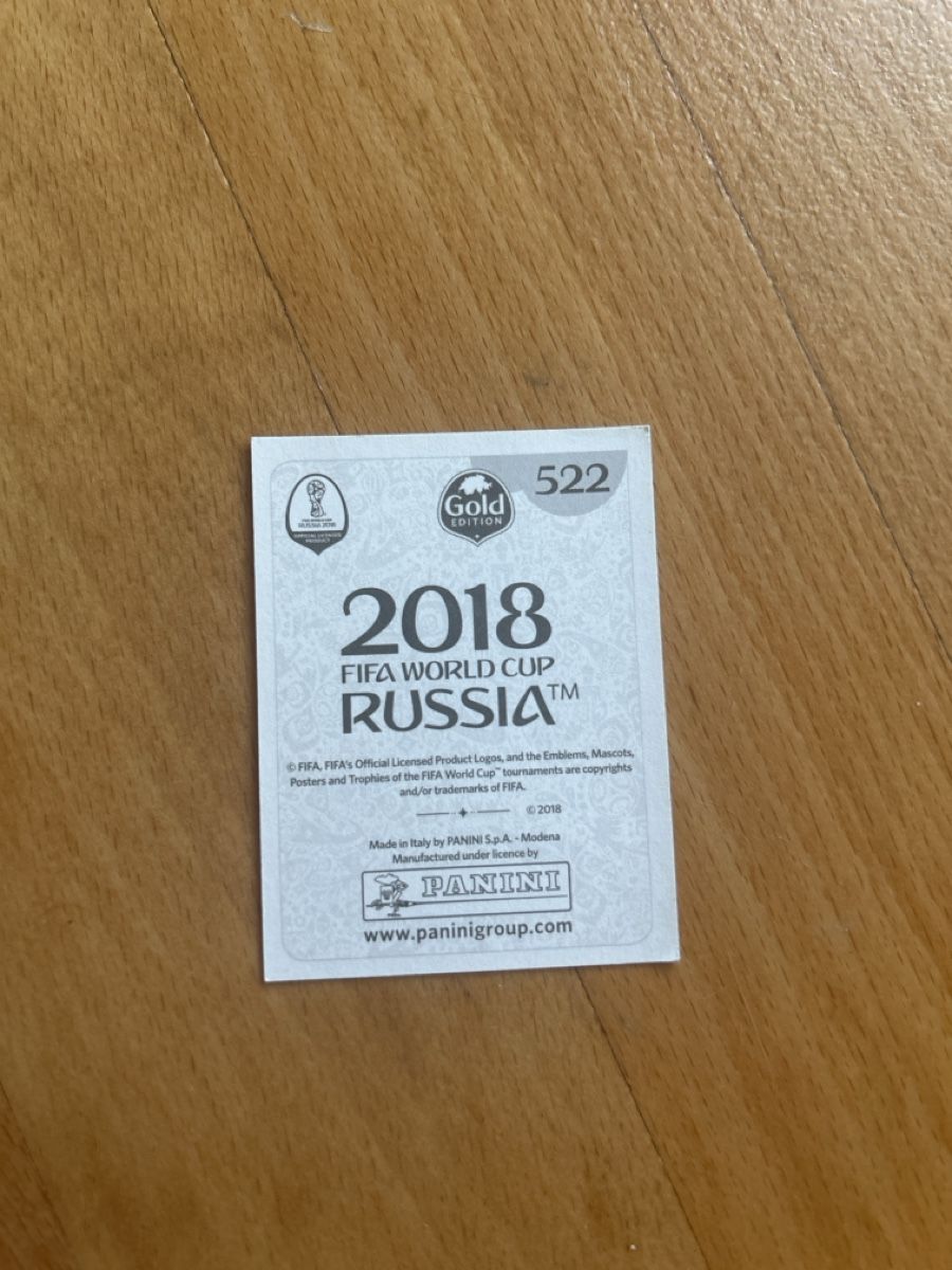 Panini Carte collezionabili: Paninibildli Kevin de Bruyne WM 2018 – Nuovo (secondo la descrizione) da Magden venduto da tag_j2fz 1