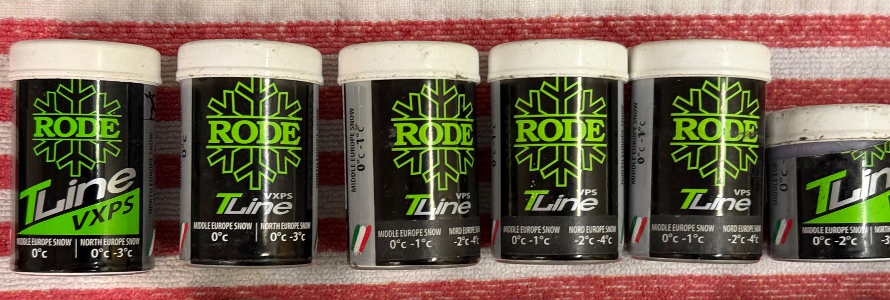 Sci: Skiwachs Set Rode, Vintage, div. Sorten, NEU & gebraucht – Usato da Pragg-Jenaz venduto da Gigolo60 3