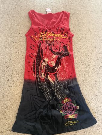  Ed Hardy top multicolore taille unique