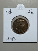 Tchécoslovaquie - 1 couronne - 1963