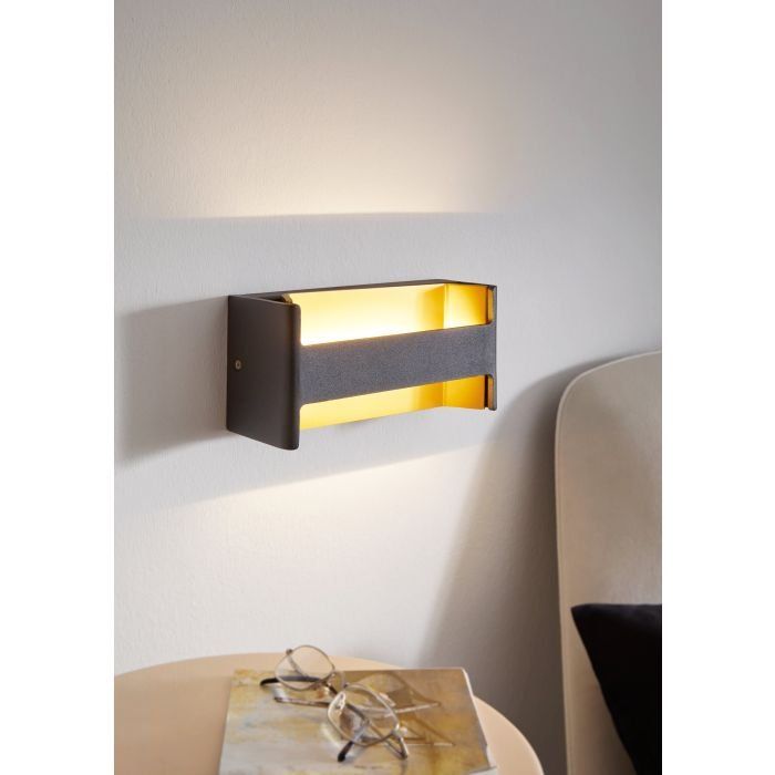Eglo Lampade: Wandlampe gold schwarz – Nuovo e nell'imballaggio originale da Geuensee venduto da scolara55 1
