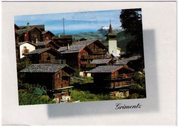 Cartoline postali: Grimentz – Usato da Binningen venduto da Mountainrider