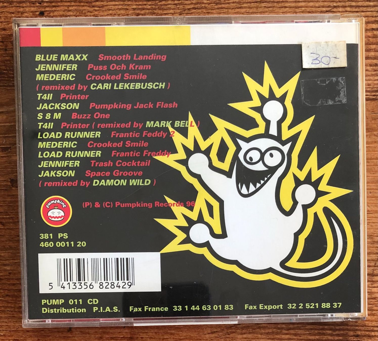 CD: VA - Pumpking CD, Hard House, Techno, Acid – Usato da Luzern venduto da Schlafenicht00 1