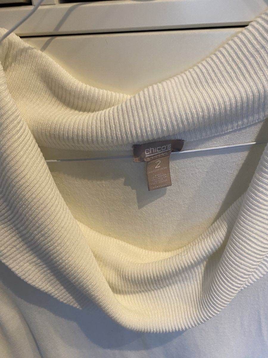 Top: Chico's Top, creme, Grösse 46/48 Rayon – Nuovo (secondo la descrizione) da Goldau venduto da Rjn 2