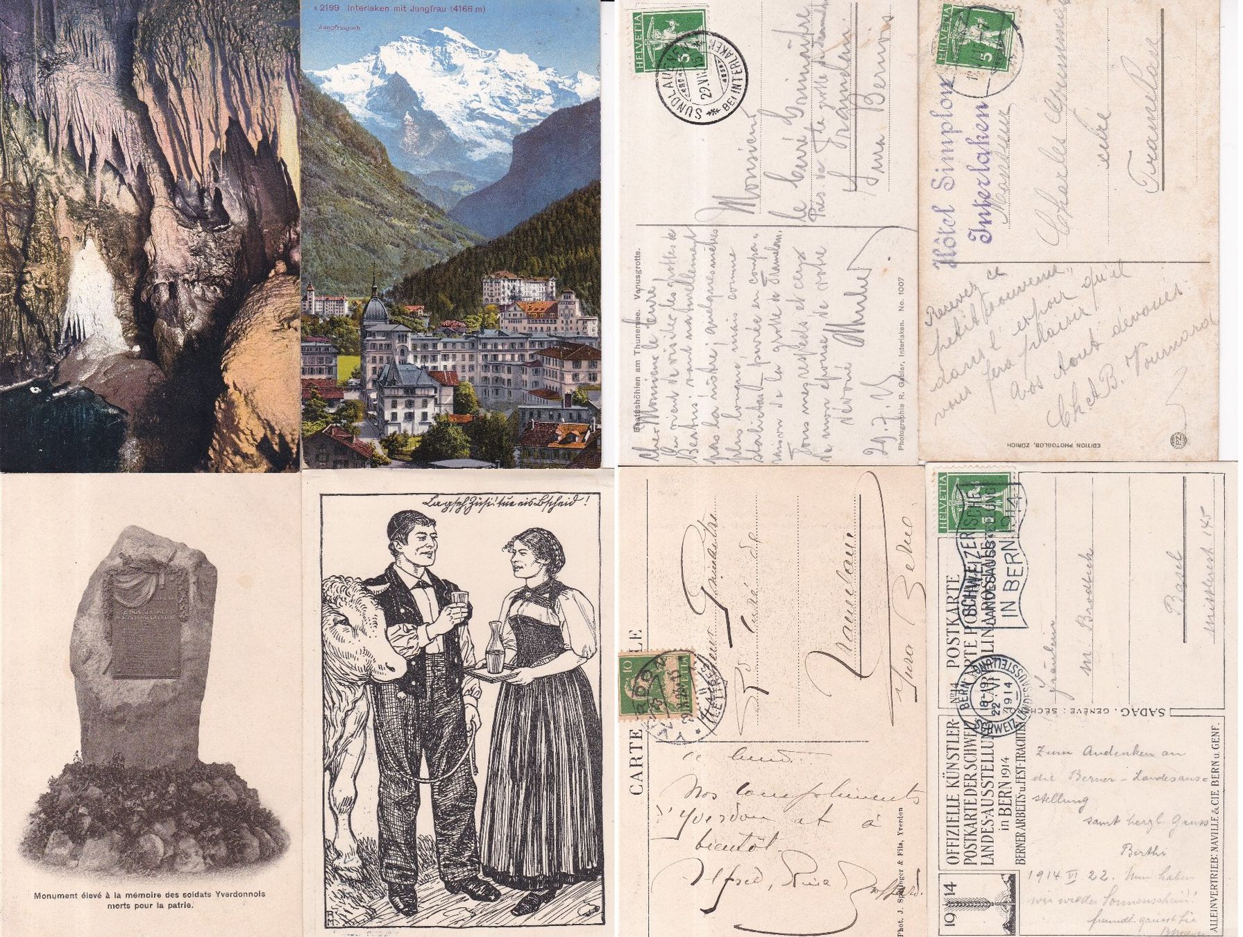Cartes postales: 25 Stk. Alte CH Ansichtskarten, Postkarten – D'occasion à Münchwilen AG par Nesar 1