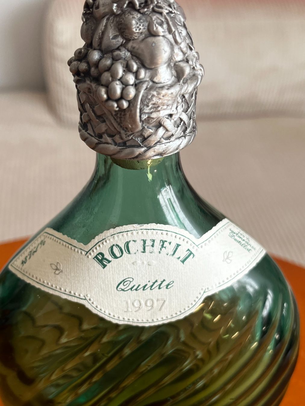 Spirituosen: Rochelt Flasche 1997 Quittenschnaps – Gebraucht aus Zürich von Allrounders 3