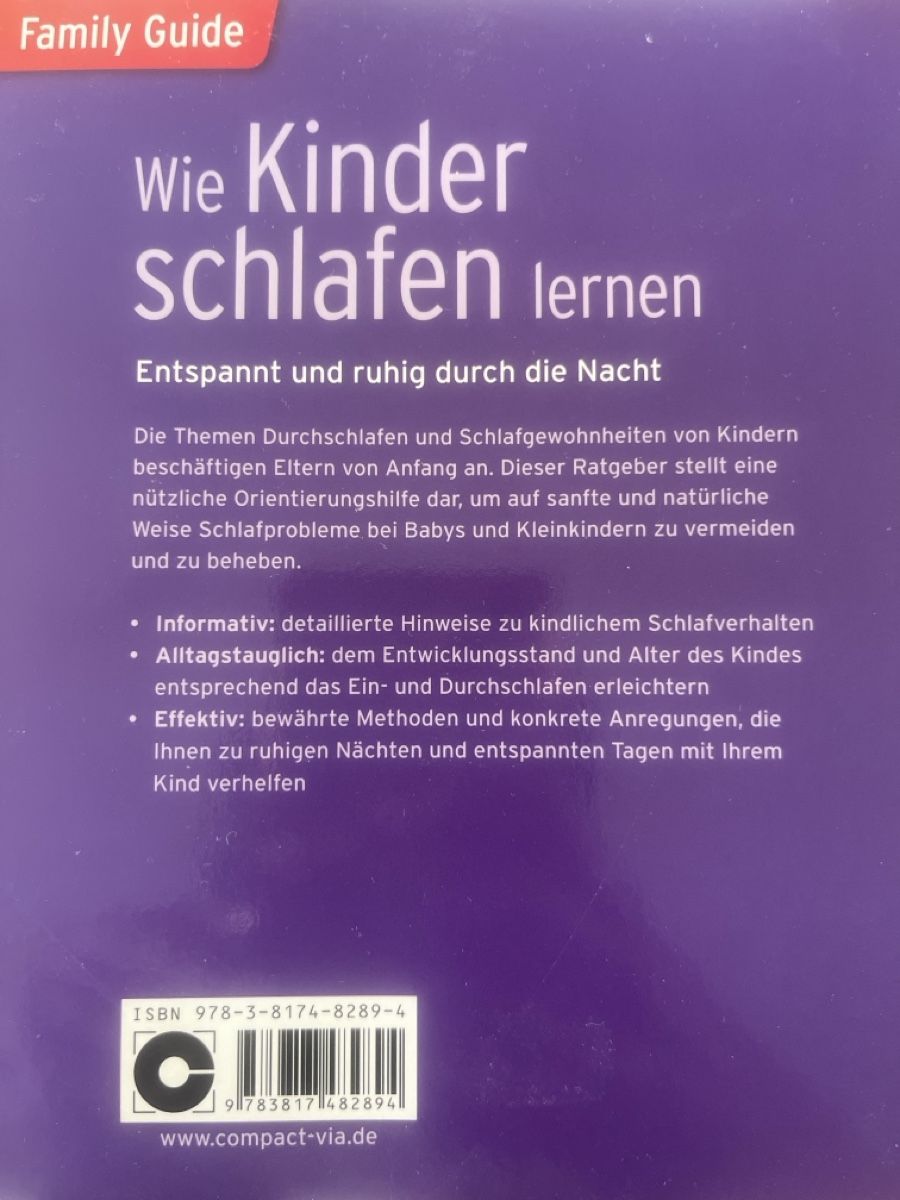 Livres: Wie Kinder schlafen lernen – Neuf (Voir description) à Zürich par fra_2hpd 1