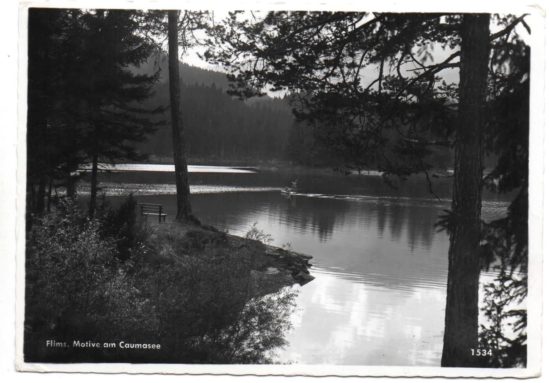 Cartoline postali: FLIMS Motiv am Caumasee – Usato da Jona venduto da philajona