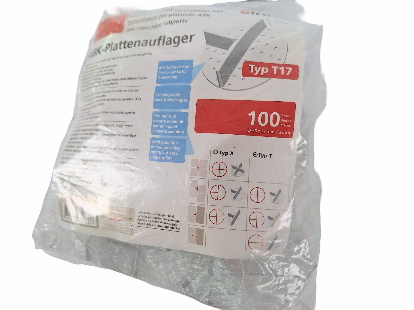Piatti di portata: ATRAVIS ABK-Plattenauflager Typ T17 – Nuovo (secondo la descrizione) da Breitenbach venduto da Restwert_Breitenbach 2