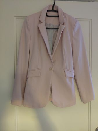 Damen Blazer hellrosa ein Knopf guter Zustand Gr.S