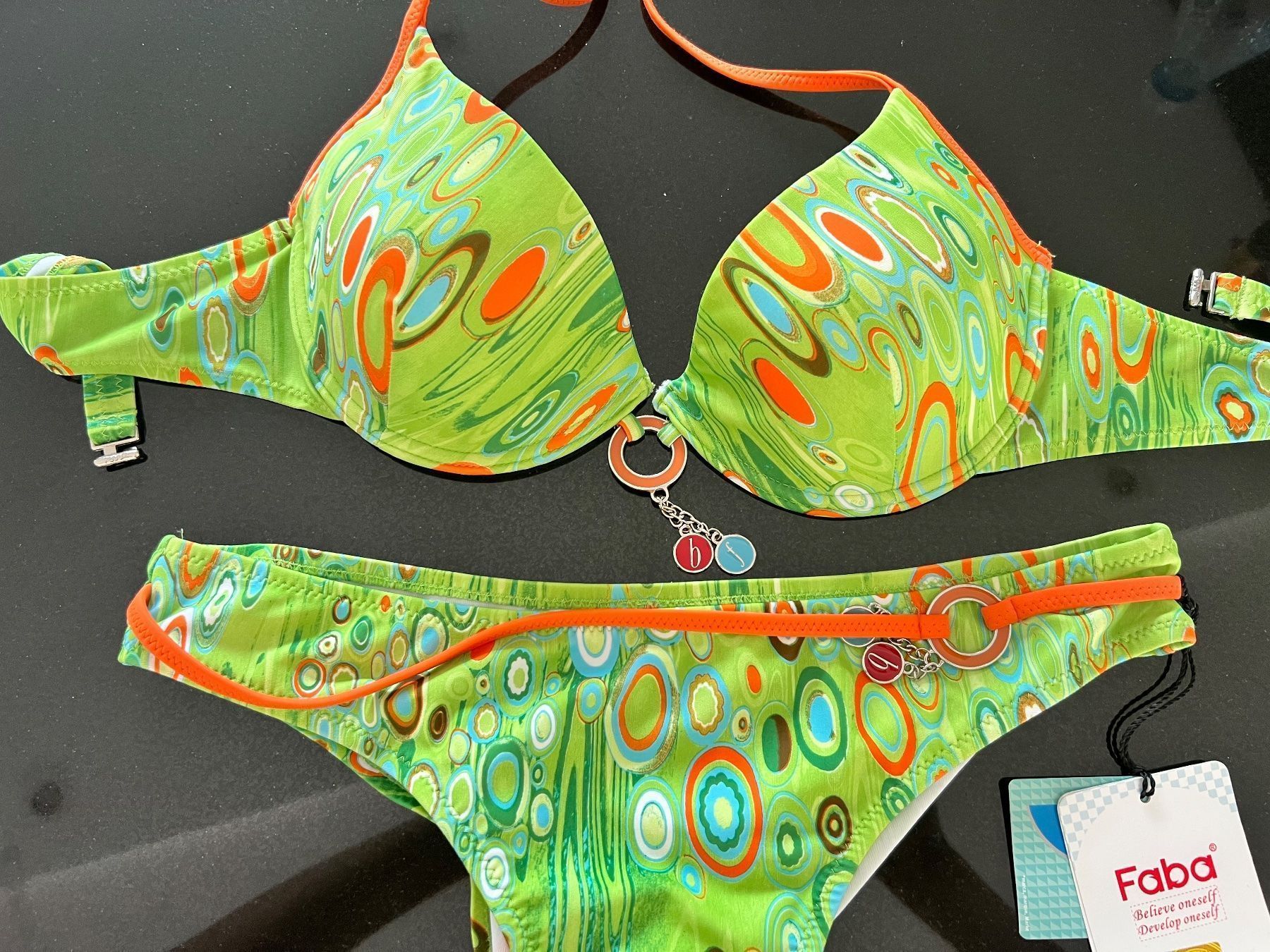 Badekleider & Bikinis: Bikini Faba Push Up Größe 42 B ( M) – Neu und originalverpackt aus Zumikon von DamenFashionShop 1