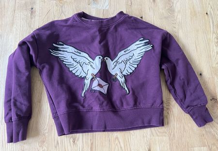 The NEW baby Pullover Gr. 98-104 Mädchen Tauben
