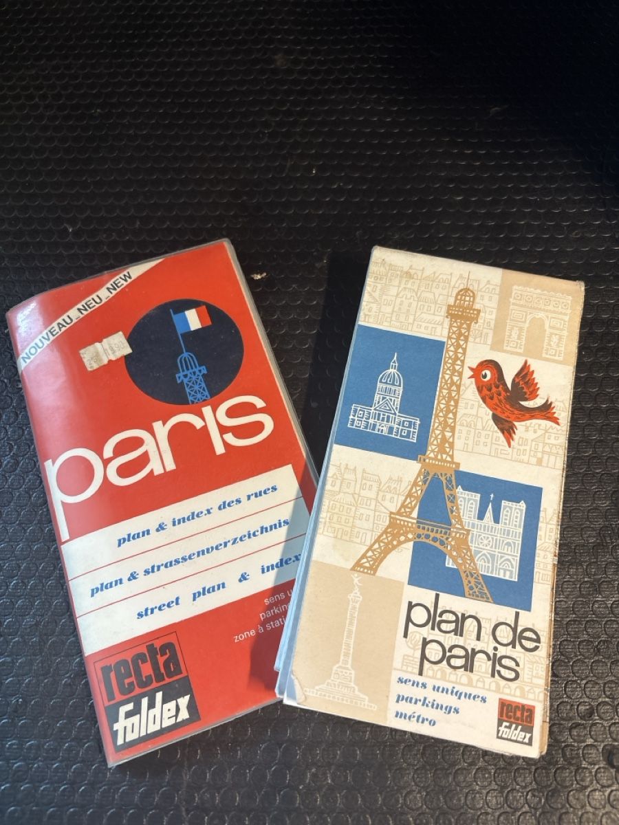 Cartine & Atlanti: Plan carte de Paris Recta Foldex – Usato da Courtételle venduto da RomRib