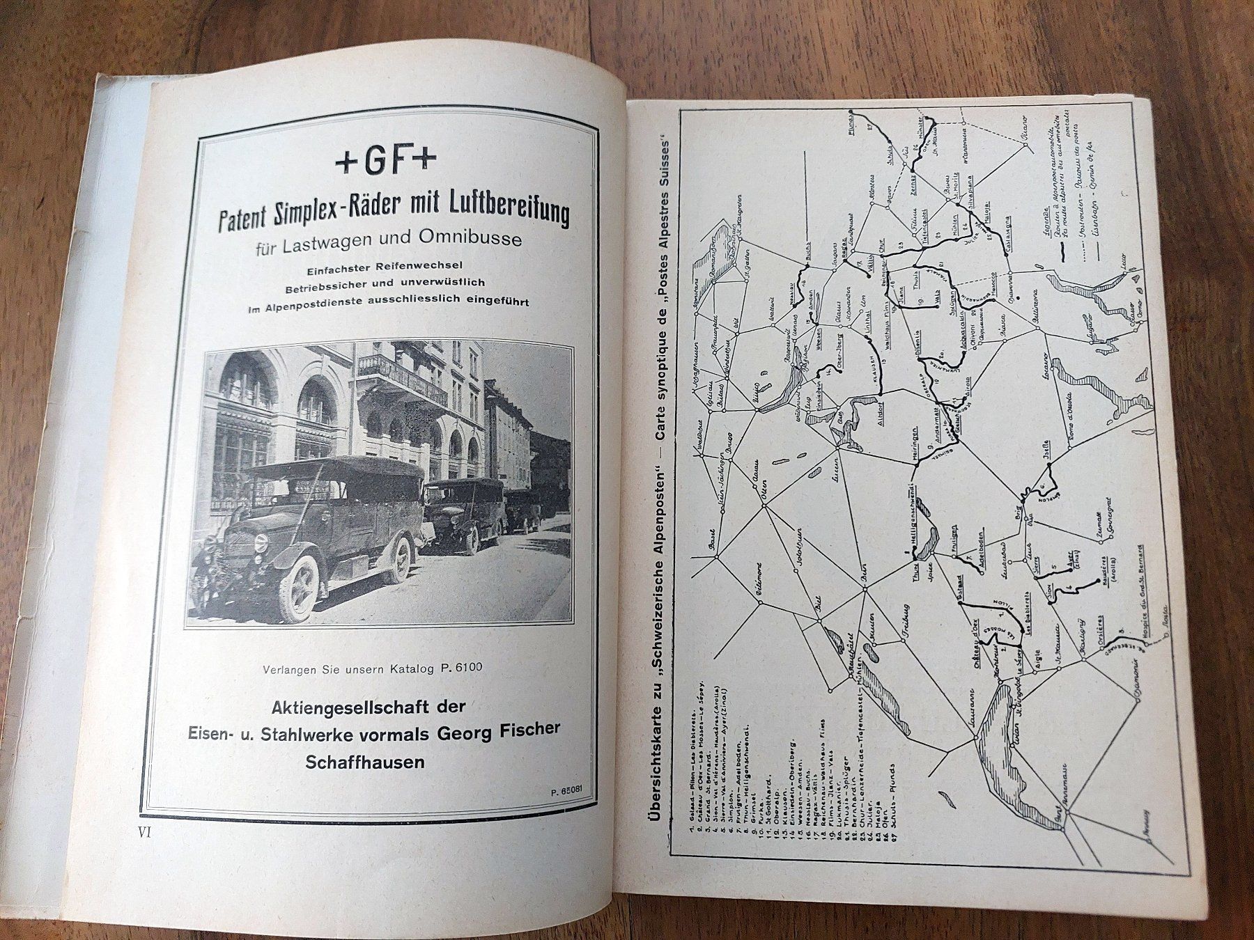 Bücher: Schweizerische Alpenposten - Ausgabe 1924 – Gebraucht aus Schönenwerd von Steidi 8