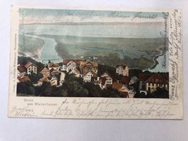 Walzenhausen Alte Lithographie Verlag A. Kuenzler 1901