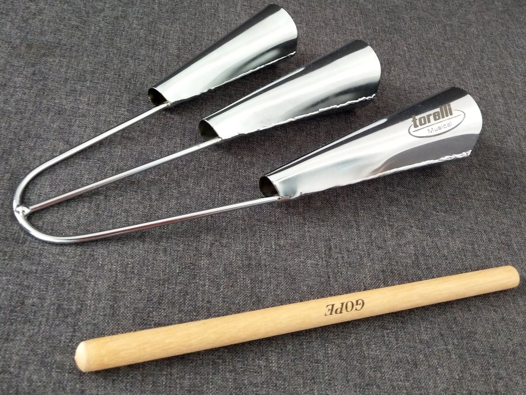 Musikinstrumente: Agogô Trio neuf – Neu und originalverpackt aus Vevey von Djporradao 1