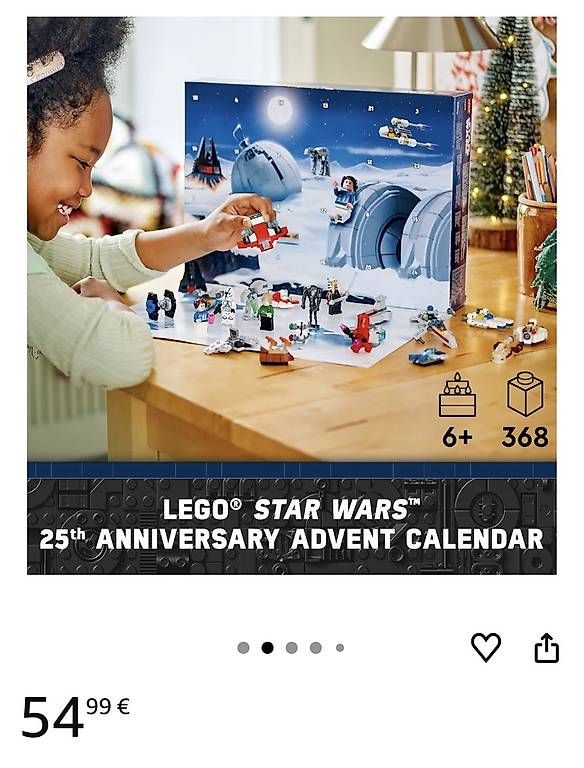 Calendriers: Lego Starwars Adventskalender  – Neuf avec emballage d'origine à Niederhünigen par cmo_7wqr 3