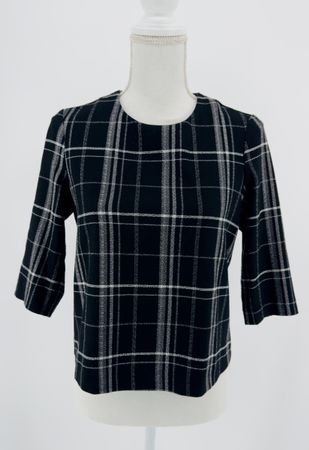 # WOMAN - Karo Bluse Gr. XS - MANGO SUIT #