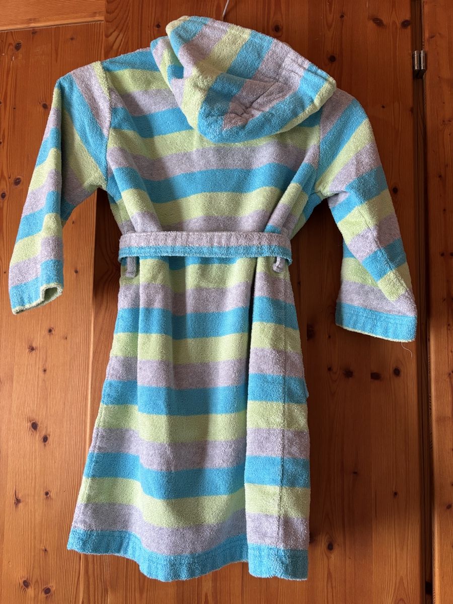 Sanetta Accappatoi: Sametta Kinder Bademantel Gr. 116, gestreift – Usato da Zürich venduto da Tabledance 2