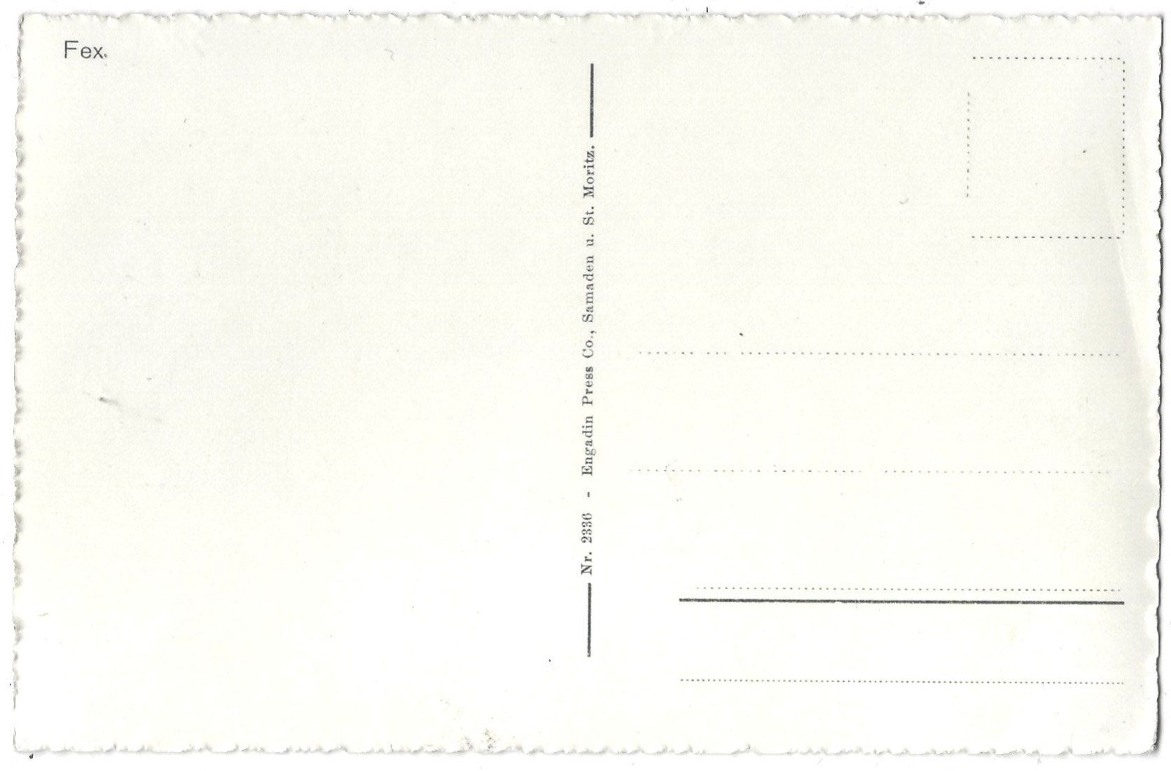 Cartes postales: Fex – D'occasion à Bütschwil par Jackson1A 1