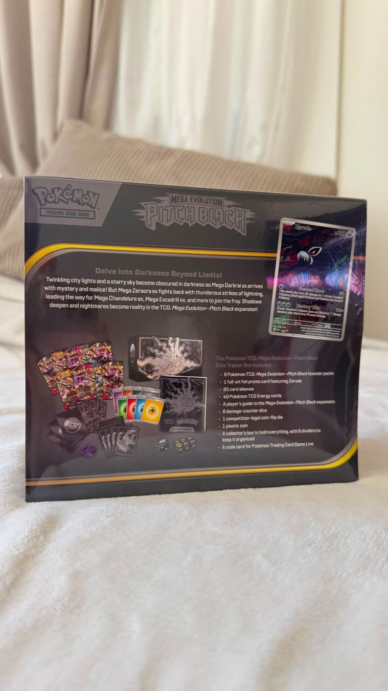 Pokémon Cartes à collectionner: Pokémon TCG Mega Evolution Pitch Black Elite Trainer Box neu – D'occasion à Schlieren par Dany1703 1