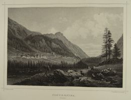 PONTRESINA, STAHLSTICH NACH ROHBOCK 1870