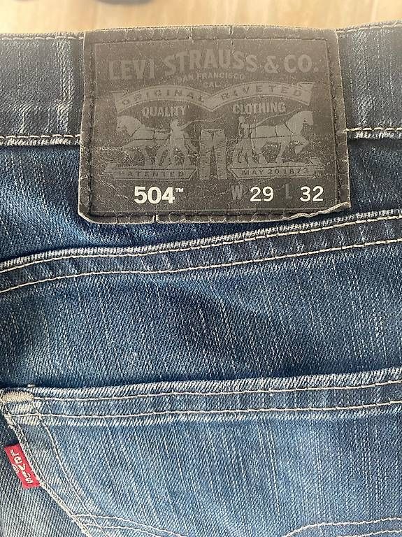 Jeans: Levi's® 504 Gris W29 L32 – Usato da Romont FR venduto da csc_5n8p 2