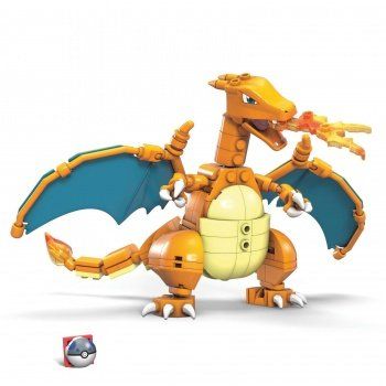 Mega Kit di costruzioni: MATTEL Mega Construx Pokémon Charizard (Glurak) – Nuovo e nell'imballaggio originale da Hochdorf venduto da ruest-online