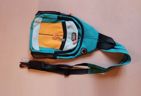 Umhängetasche Türkis Sport USB - Sac à bandoulière