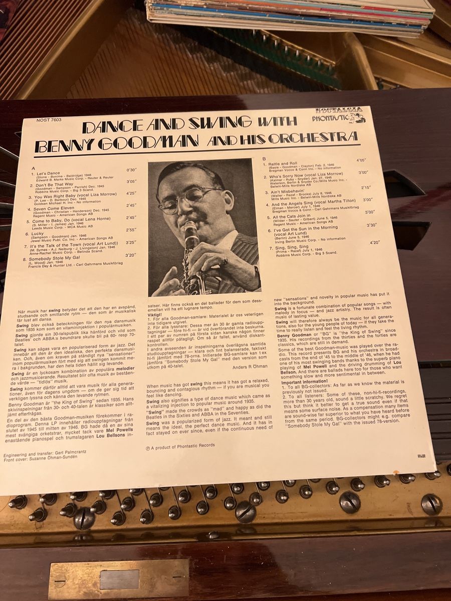 Dischi in vinile: LP Benny Goodman – Usato da Soazza venduto da RM-77 1