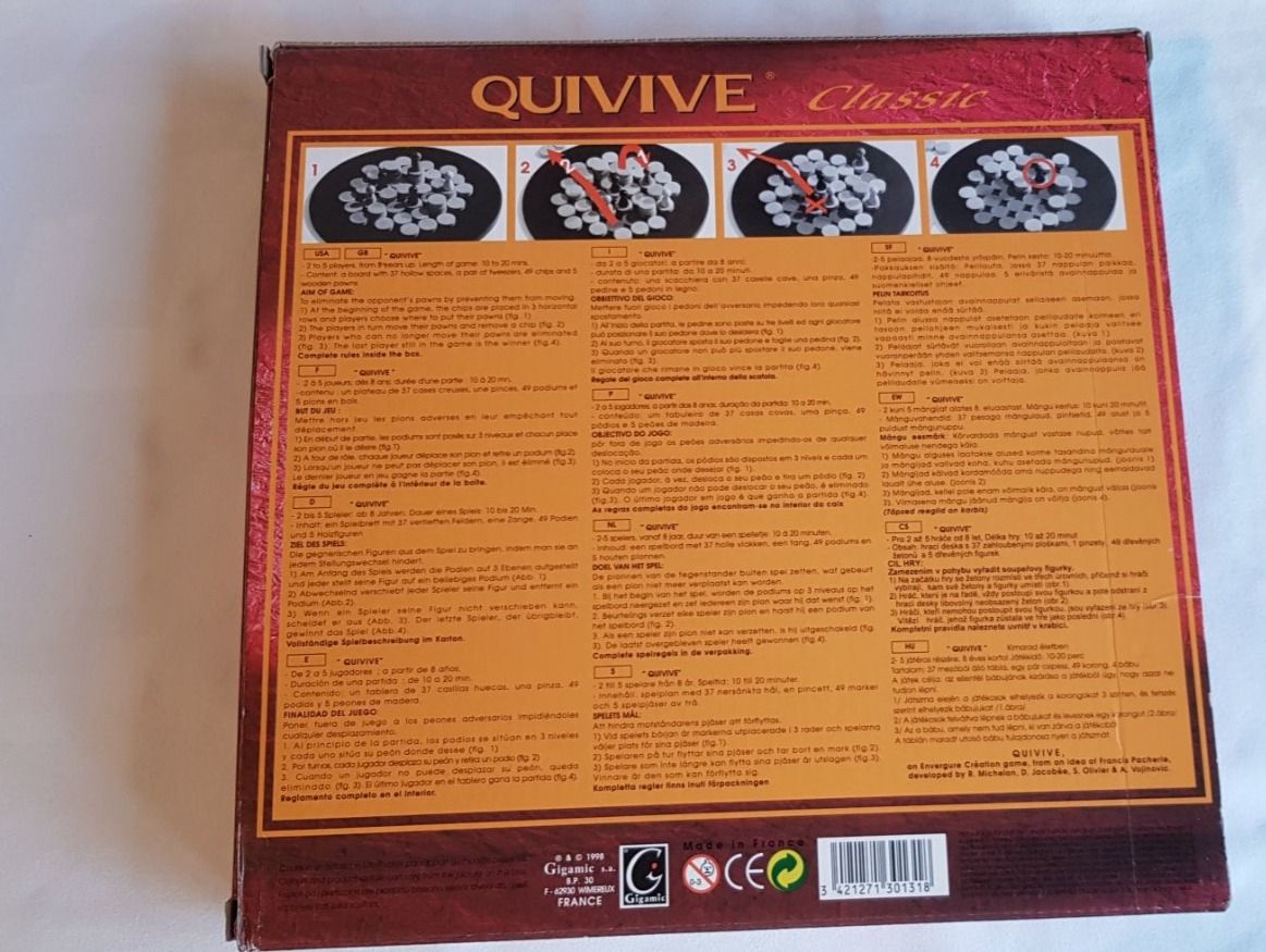Giochi: Quivive Classic- Gesellschaftsspiel – Usato da Lausen venduto da Rotezora79 1