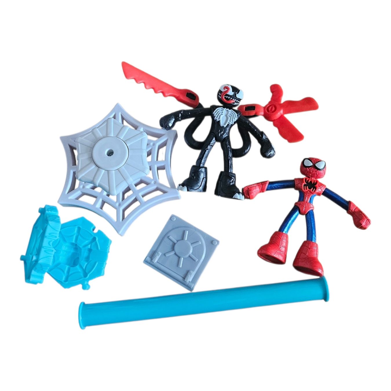 Play-Doh Giocattoli: Play-Doh Spider-Man Bend and Flex Figuren Set Marvel, komple – Usato da Langenthal venduto da SecondChanceShop