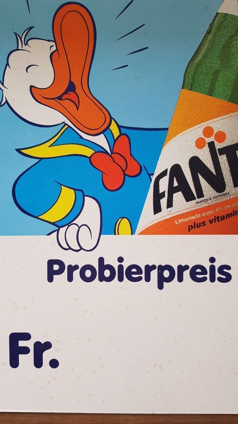 Foto & Immagini: Plakat Fanta Werbung 1985 – Usato da Mörschwil venduto da antiksalon 3