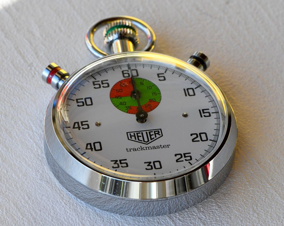 Vintage Stoppuhr HEUER Trackmaster - Schnäppchen! | Kaufen auf