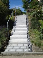 Treppenstufen, Blockstufen Naturstein