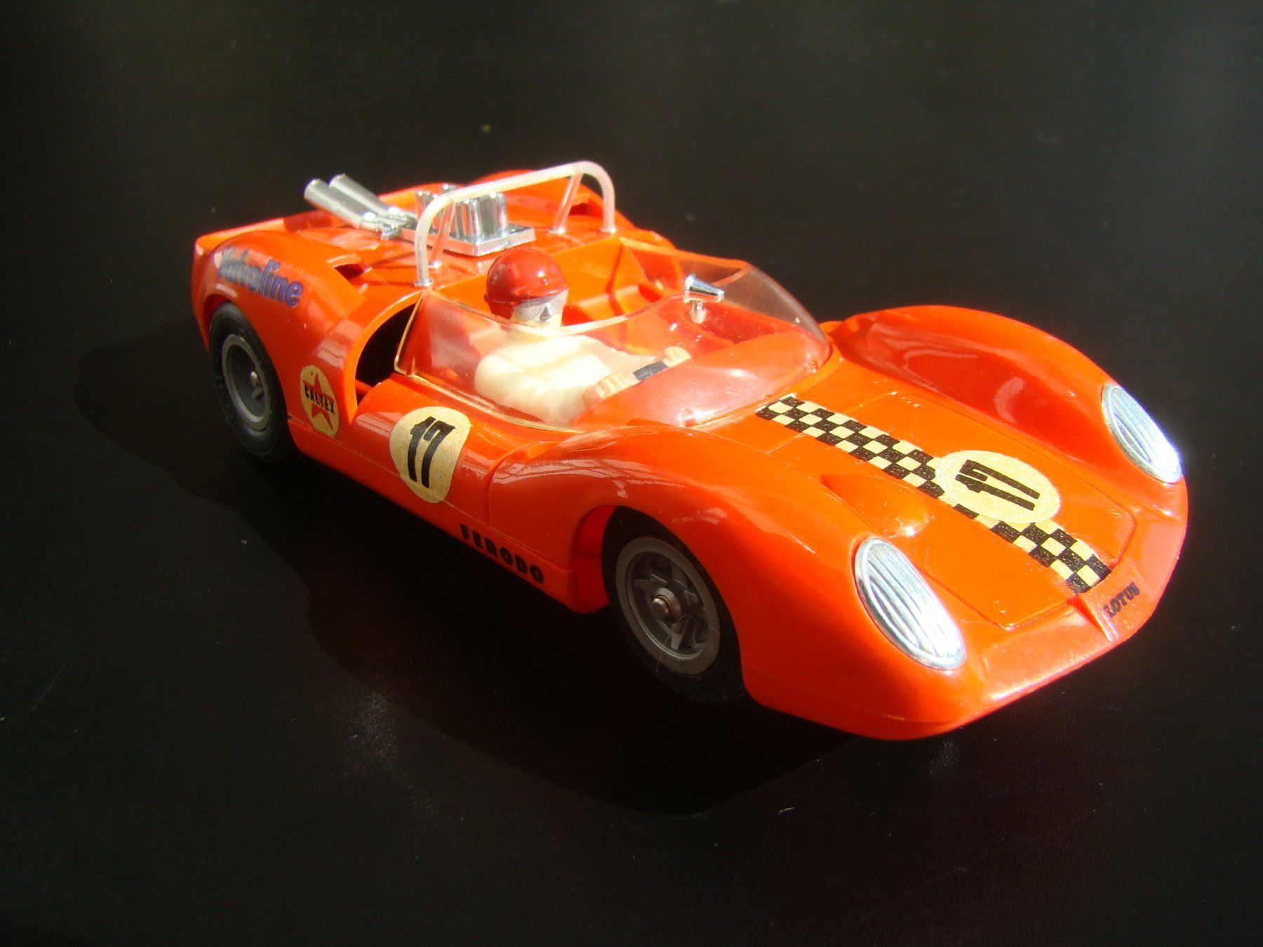 Lotus Modellini d'auto: Fleischmann Ford Lotus Type 49 orange cooles Rennauto 70er – Usato da Walzenhausen venduto da Vanquish711 8