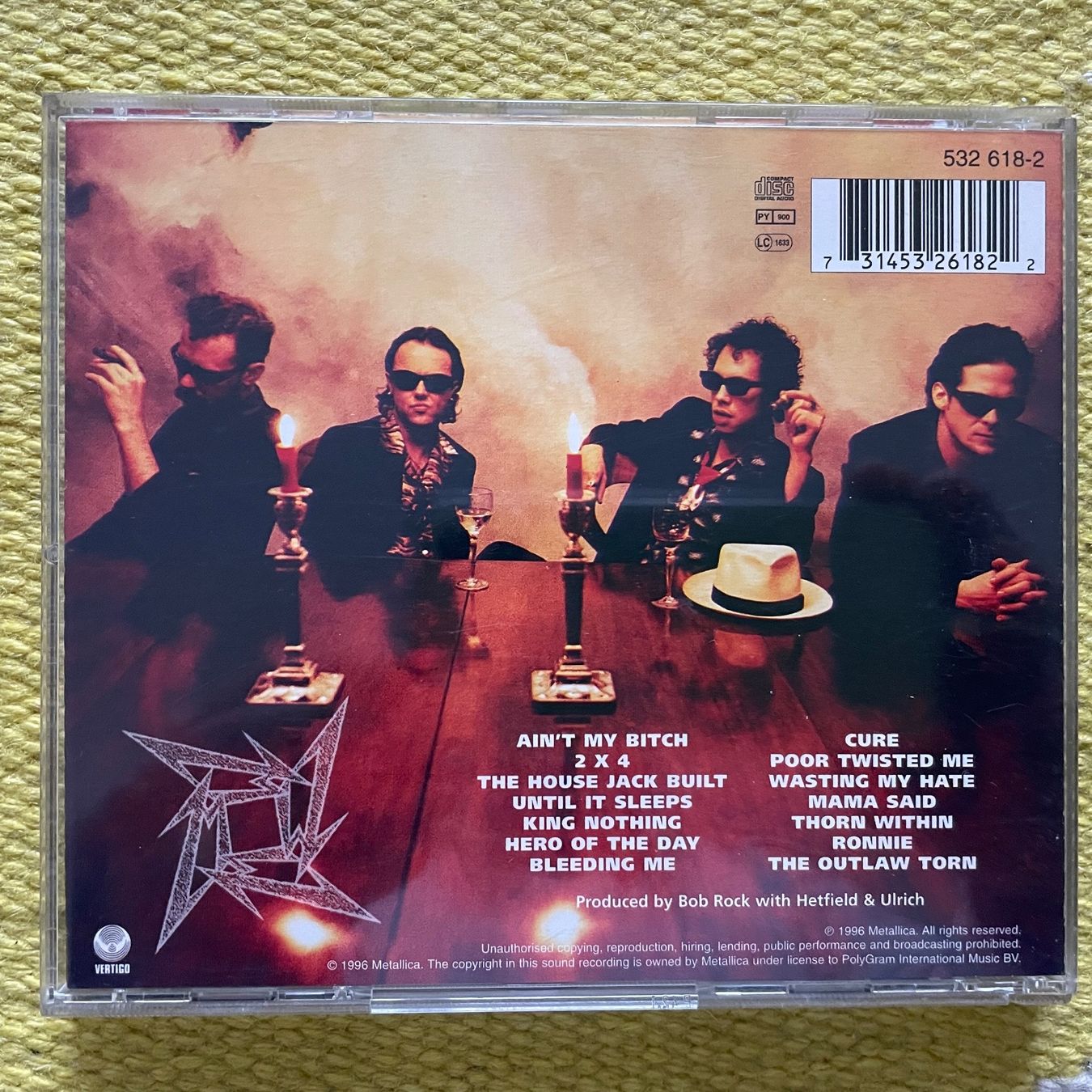 CDs: METALLICA-LOAD – Gebraucht aus Rorschacherberg von  1