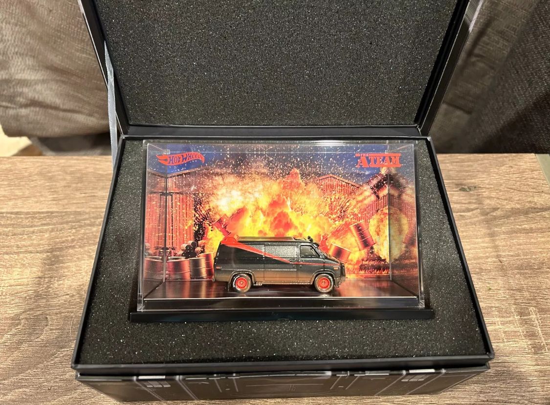 Hot Wheels Modellini d'auto: Mattel Hot Wheels 2013 SDCC The A-Team exklusiver Van – Usato da Villars-sur-Glâne venduto da Mitodc2