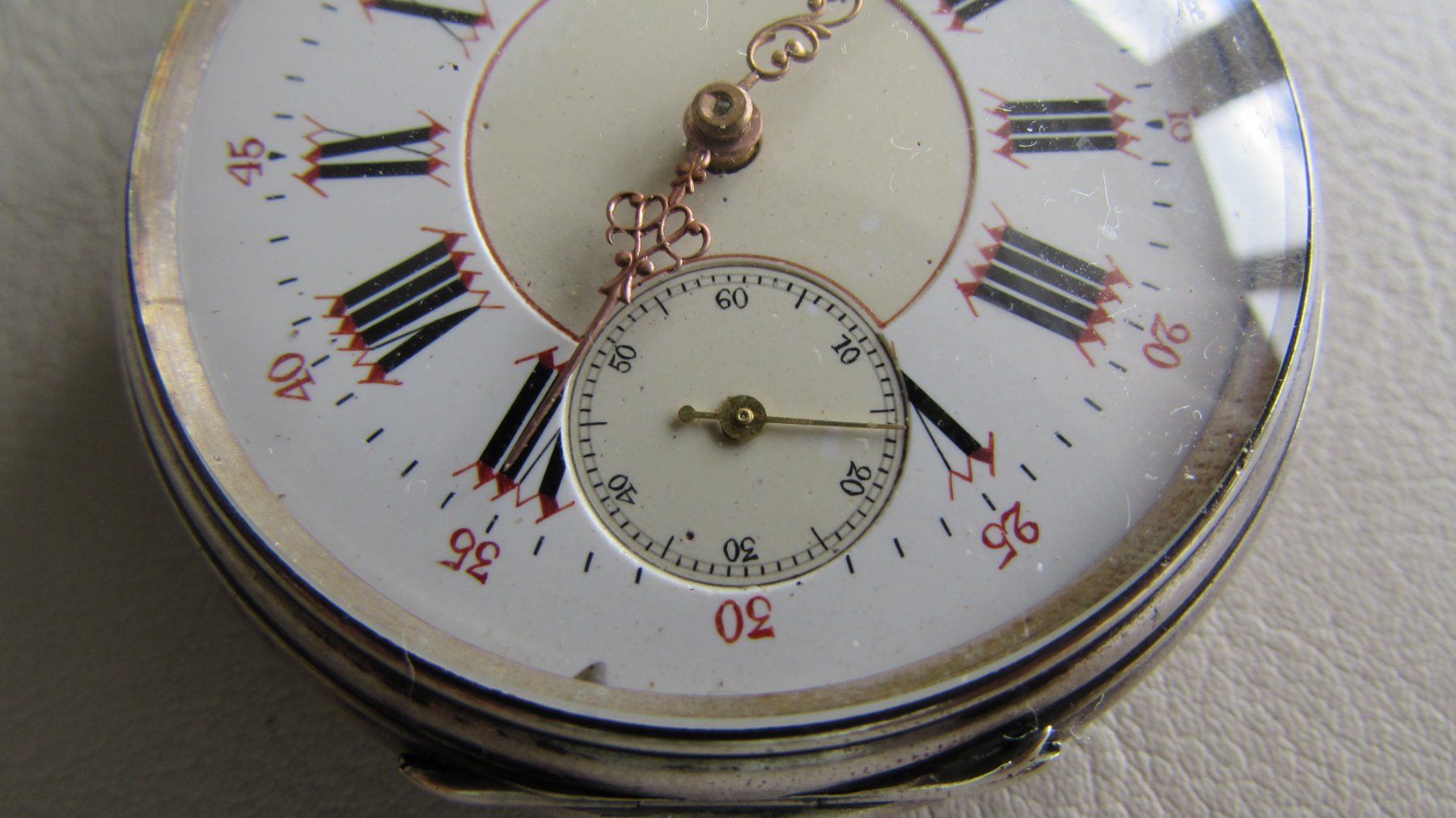 Swiss Orologi: Antike Taschenuhr, Silber, 8 rubiss – Usato da Weesen venduto da Travelersplace 2
