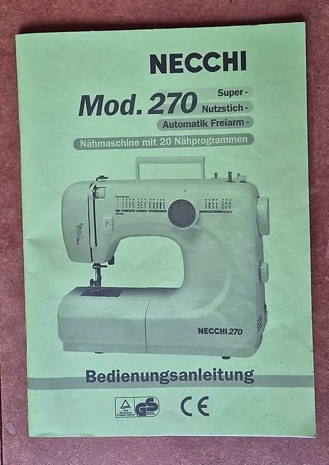 Macchine da cucire: Nähmaschine Necchi 270 – Usato da Schänis venduto da 1234567890ABCDEF 4