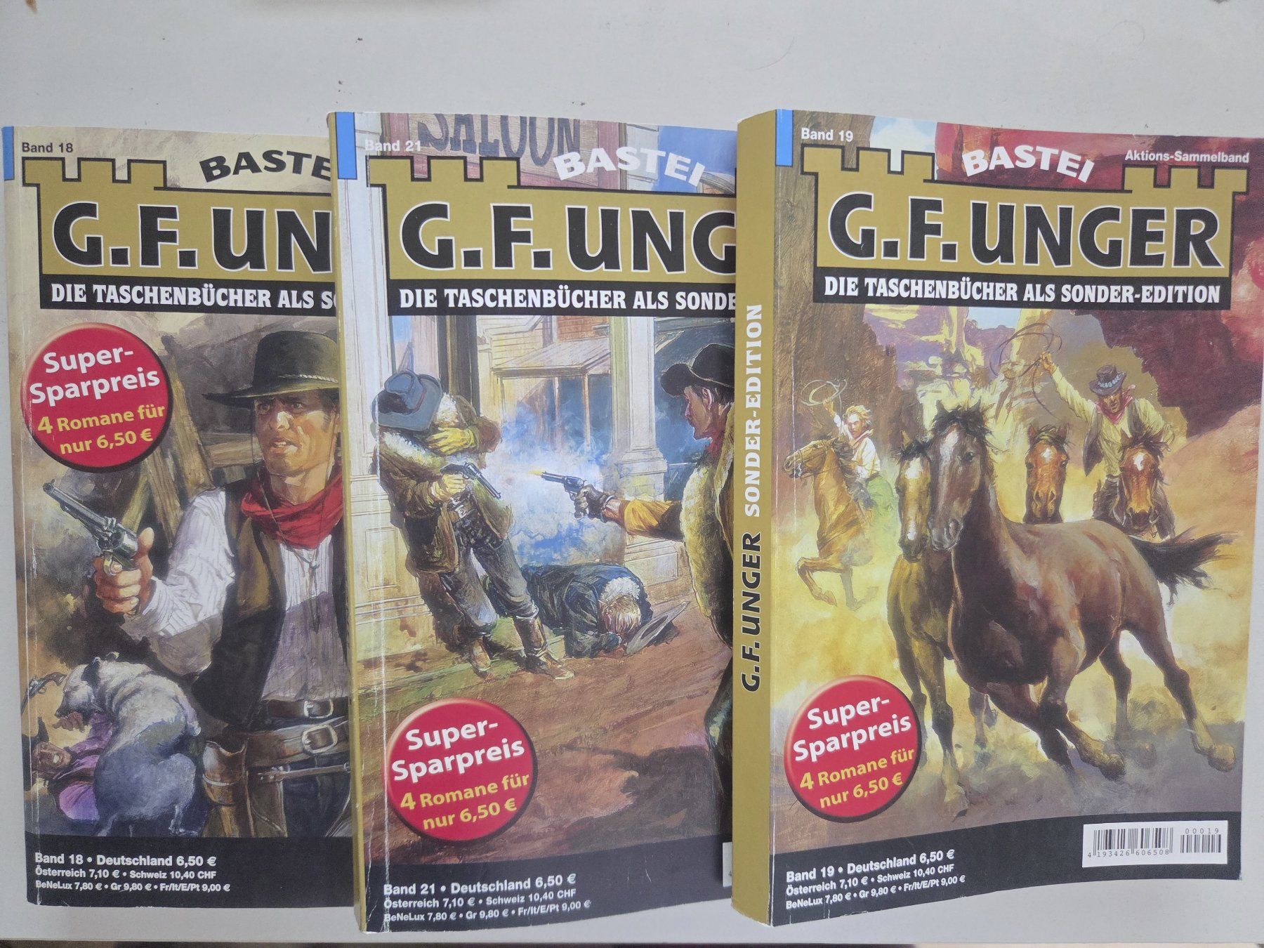 Libri: Western: G.F.Unger Sonder-Edition Bänder – Usato da Siebnen venduto da Western-Roman