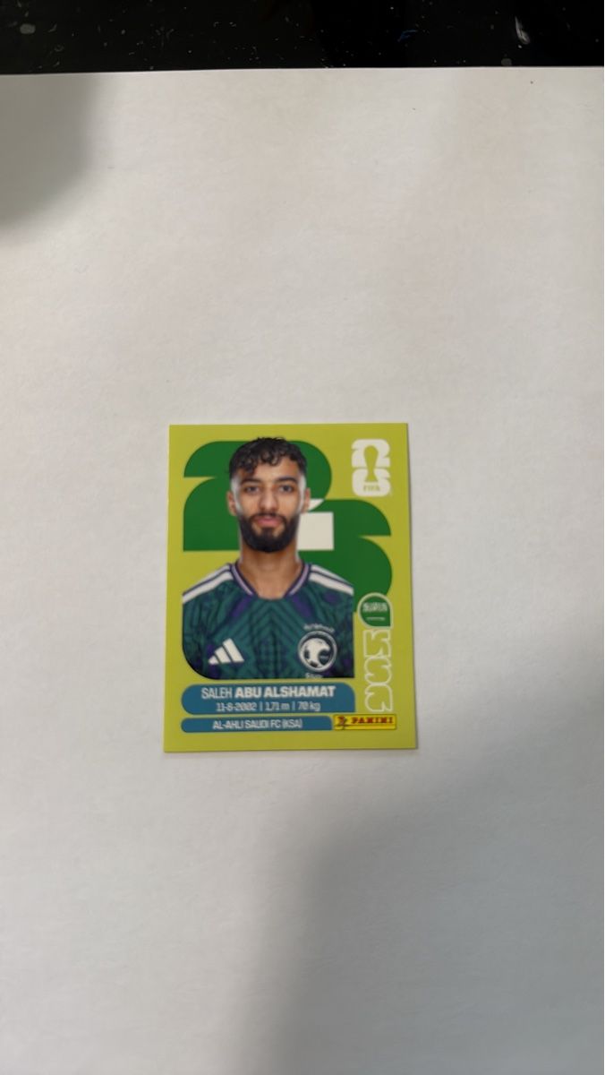 Panini Carte collezionabili: Saleh Abu KSA 14 – Nuovo (secondo la descrizione) da Zürich venduto da Maeckes