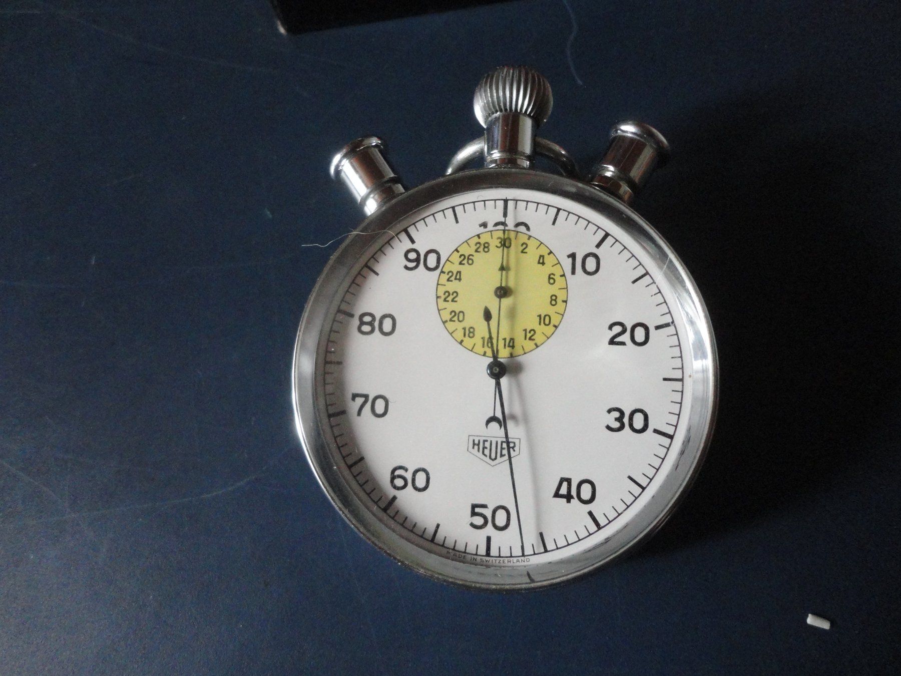 Tag Heuer Orologi: Heuer Stoppuhr Originalverpackung, Top – Usato da Gelterkinden venduto da Gimbo2 5