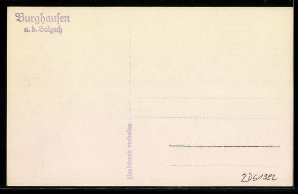 Cartoline postali: Burghausen, Zeppelin über der Ortschaft – Usato da Berlin venduto da bartko-reher 1