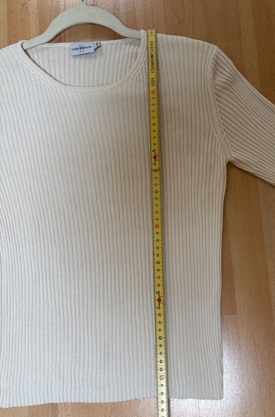 Maglioni & Felpe: Laura Berlucchi - Pullover - 100% Seide - Ecru - Gr. 38 – Usato da Zofingen venduto da Justizia_01 2